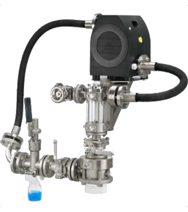 Swissfluid SRS-P-P automated reactor sampling system with diaphragm pump