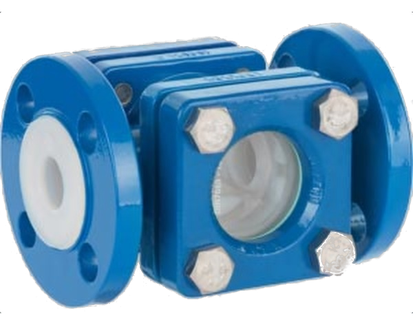 Swissfluid SSP lined sight glass, cast steel